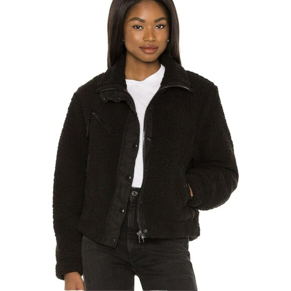 Revolve X Blank NYC Sherpa Fleece Bomber Jacket Size 2X NWT - Picture 2 of 10
